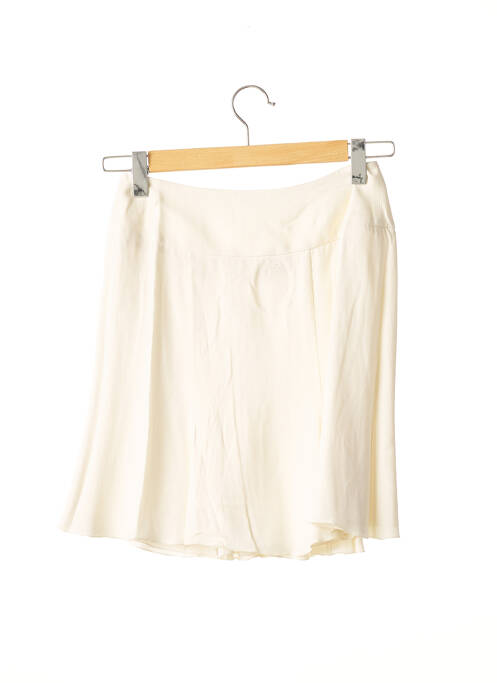Jupe courte coupe évasée beige VALENTINO femme