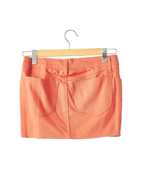 Jupe courte poches orange JEAN PAUL GAULTIER femme