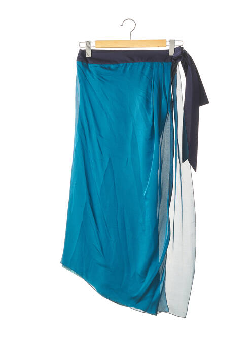 Jupe mi-longue bleu AZZARO pour femme