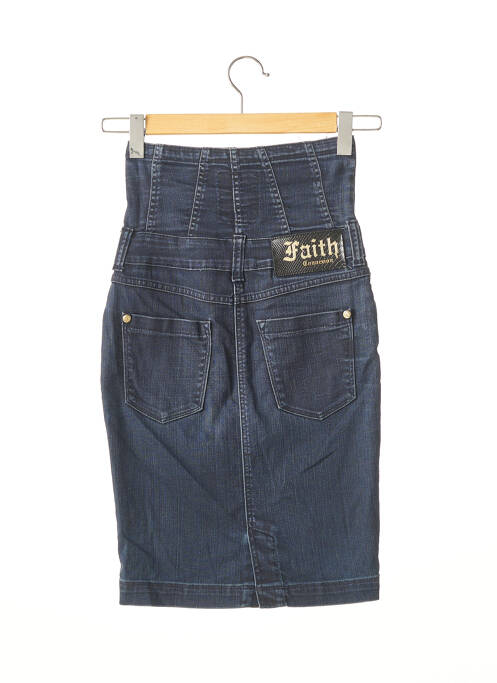 Jupe mi-longue bleu FAITH CONNEXIONS pour femme
