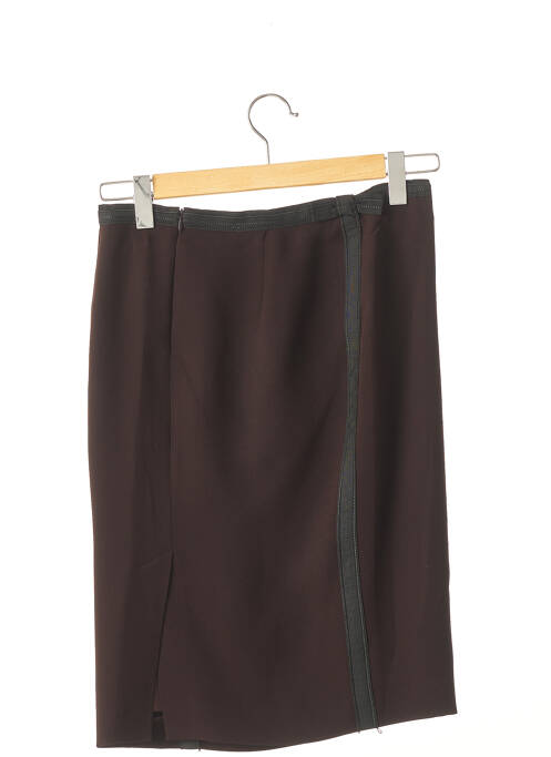 Jupe mi-longue marron JEAN PAUL GAULTIER pour femme