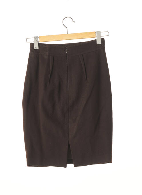 Jupe mi-longue marron PAULE KA pour femme