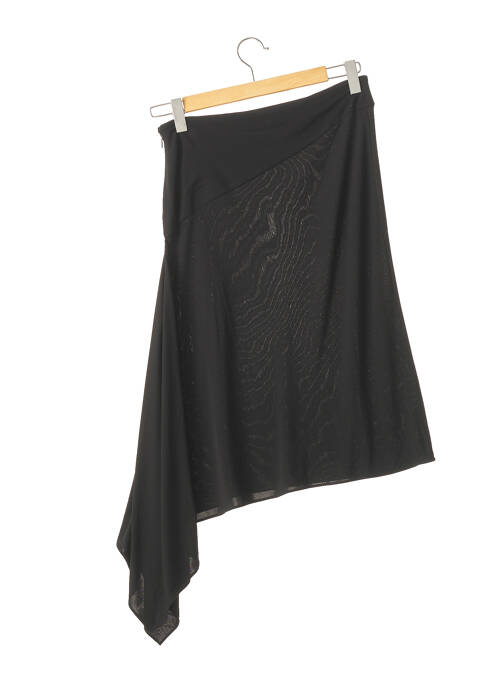 Jupe mi-longue noir HERVE LEGER pour femme