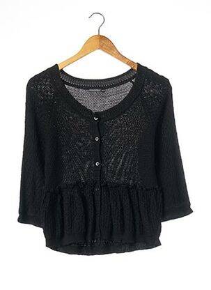 Gilet manches longues col rond bleu BARBARA BUI femme