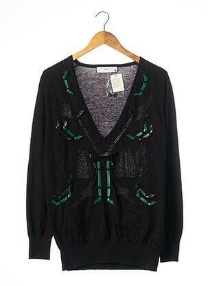 Pull col v manches longues noir TOGA PULLA femme