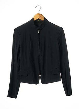 Veste chic col rond bleu MARITHE & FRANCOIS GIRBAUD femme