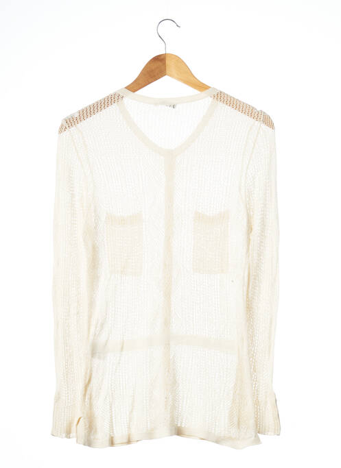 Gilet manches longues beige BARBARA BUI pour femme