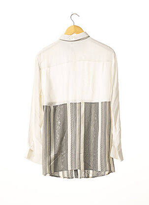 Chemisier imprimé fantaisie manches longues gris BARBARA BUI femme