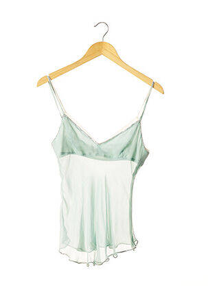 Top coupe cintrée fines bretelles bleu SEE BY CHLOÉ femme