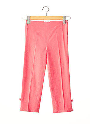 Pantacourt taille haute taille haute rose PAULE KA femme
