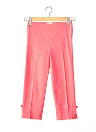 Pantacourt stretch taille haute rose PAULE KA femme