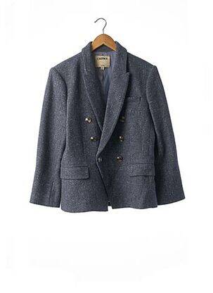 Blazer poches bleu L'AGENCE femme