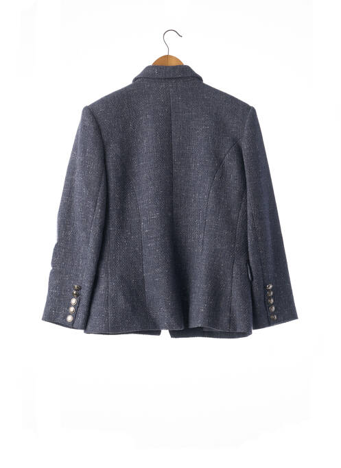 Blazer poches bleu L'AGENCE femme