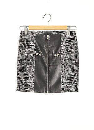 Jupe courte coupe droite noir THE KOOPLES femme