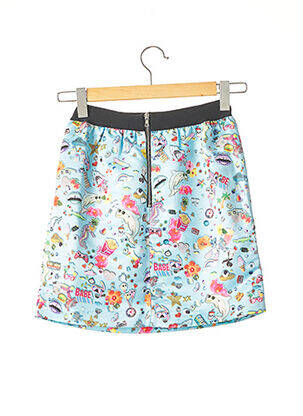 Jupe courte poches bleu MARKUS LUPFER femme