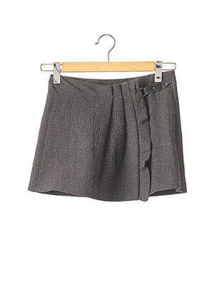 Mini-jupe doublure gris VANESSA BRUNO femme