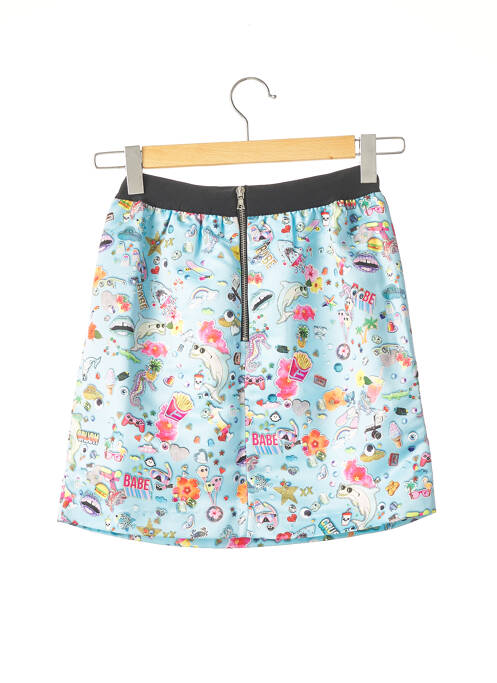 Jupe courte bleu MARKUS LUPFER pour femme