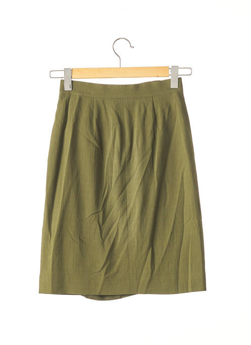Jupe mi-longue vert DINO VALIANO pour femme