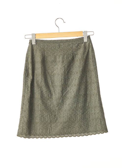 Jupe mi-longue vert LES PETITES... pour femme