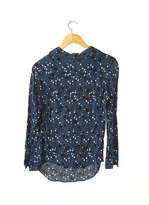 Chemisier coupe cintrée manches longues bleu ARMAND VENTILO femme