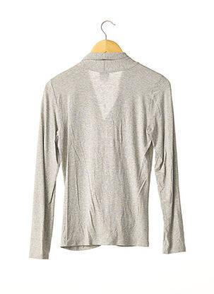 T-shirt manches longues manches longues gris MADELEINE femme