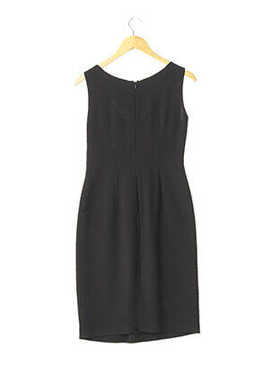 Robe mi-longue sans manche sans manche noir APOSTROPHE femme