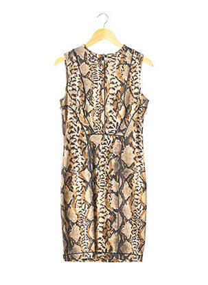 Robe mi-longue sans manche sans manche beige BLUMARINE femme