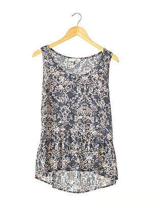 Tunique sans manche coupe fluide bleu TWIN-SET SIMONA BARBIERI femme