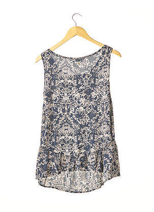 Tunique sans manche coupe fluide bleu TWIN-SET SIMONA BARBIERI femme