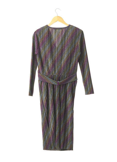 Robe mi-longue violet UTERQÜE pour femme