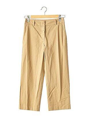 Pantacourt taille haute taille haute beige WEEKEND MAXMARA femme