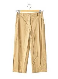 Pantacourt coupe droite taille haute beige WEEKEND MAXMARA femme