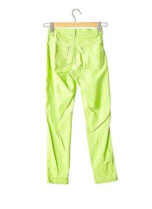 Pantalon slim taille haute taille haute vert GOLFINO femme