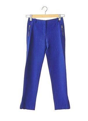 Pantalon 7/8 stretch taille normale bleu ZAPA femme