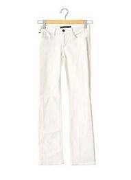 Jeans coupe droite taille basse taille basse blanc JOE S femme