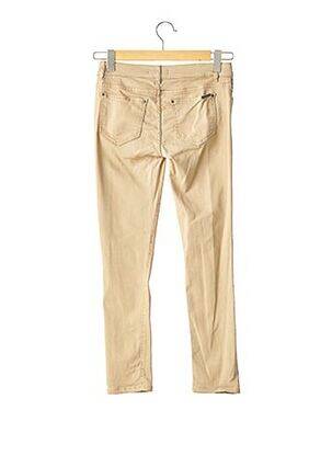 Pantalon 7/8 stretch taille basse beige MAX & MOI femme