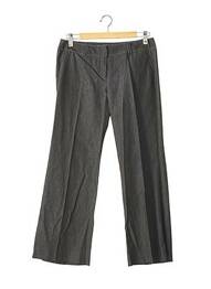 Pantalon 7/8 taille haute taille haute gris GEORGES RECH femme