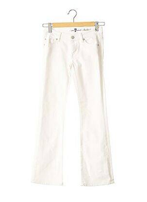 Jeans bootcut blanc FOR ALL MANKIND pour femme