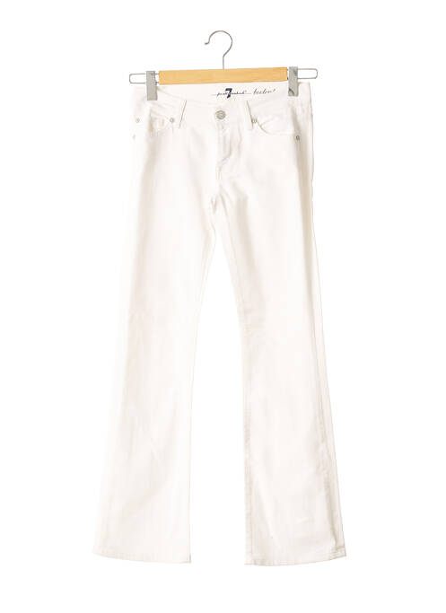Jeans bootcut blanc FOR ALL MANKIND pour femme