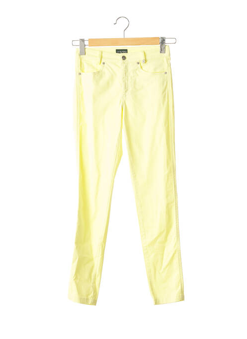 Pantalon 7/8 jaune GOLFINO pour femme