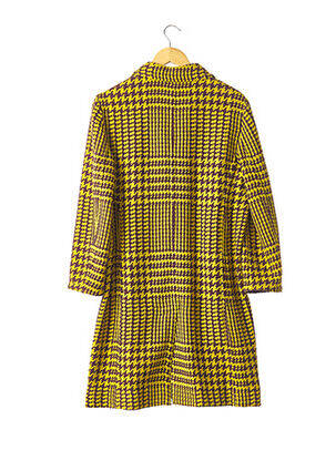 Manteau long fermeture pressionnée sans capuche jaune PHILOSOPHY DI A. FERRETTI femme