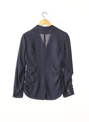 Blazer poignets boutonnés bleu ROBERT MERLOZ femme