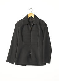 Veste chic tissage crêpe noir VALÉRIE KARETTA femme