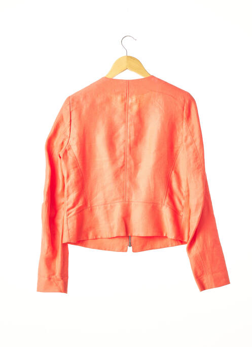 Veste chic orange APOSTROPHE pour femme