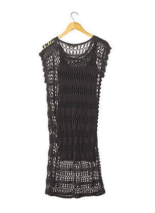 Robe pull coupe droite sans manche noir PATRIZIA PEPE FIRENZE femme