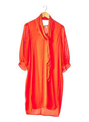 Robe mi-longue orange BY MALENE BIRGER pour femme seconde vue
