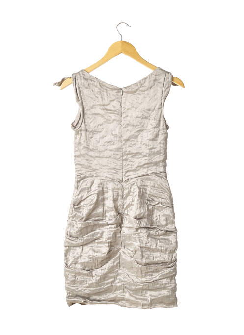 Robe courte gris NICOLE MILLER pour femme