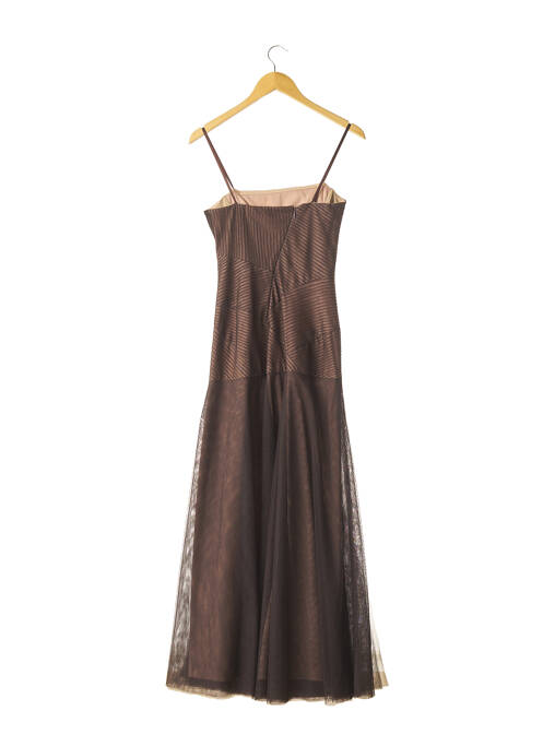 Robe longue marron BCBGMAXAZRIA pour femme