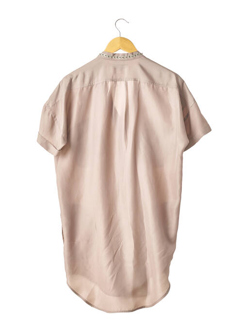 Tunique manches courtes marron APRIL MAY pour femme