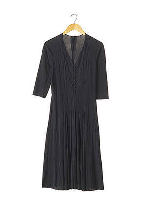 Robe longue coupe évasée noir IRIE WASH femme
